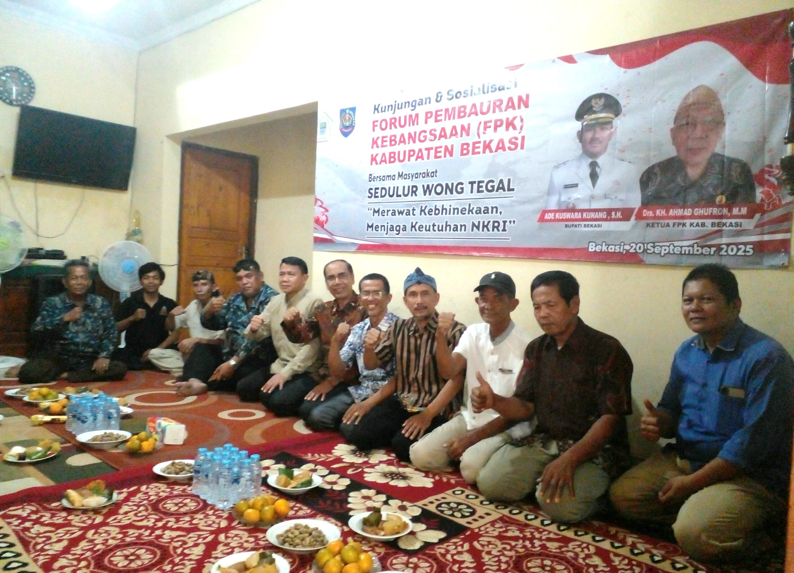 Kunjungan ke Komunitas Tegal, FPK Siap Bentuk Kader Muda Pembauran