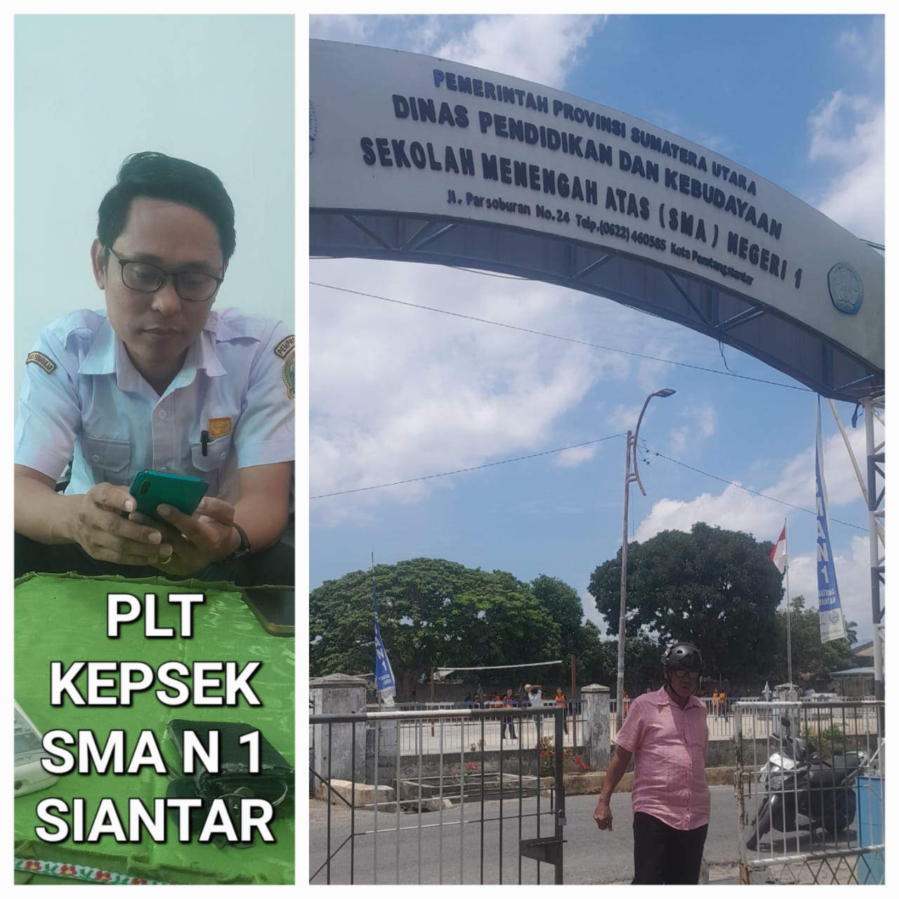 Marudut Sidebang Akan Benahi SMA N 1 Siantar Menjadi Lebih Baik