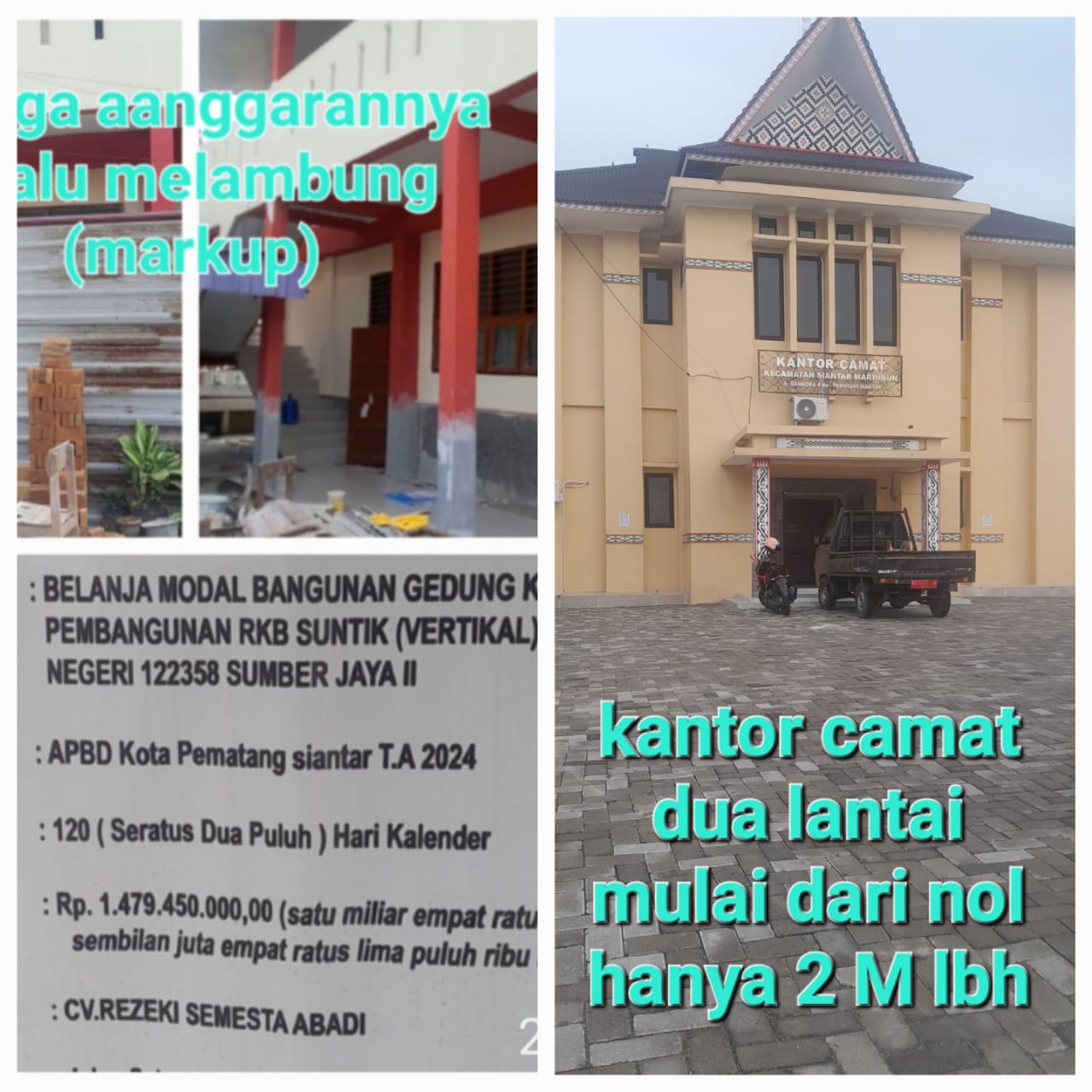Kadisdik Pematang Siantar Diduga ‘Mark-Up’ Anggaran Pembangunan Sekolah